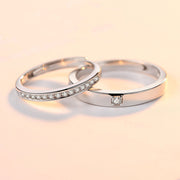 Spend The Rest Of Your Life A Couple Rings A Pair Of Fashionable Personality S925 Silver Male And Female Index Finger Rings