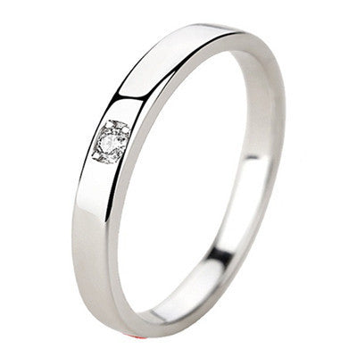 Spend The Rest Of Your Life A Couple Rings A Pair Of Fashionable Personality S925 Silver Male And Female Index Finger Rings