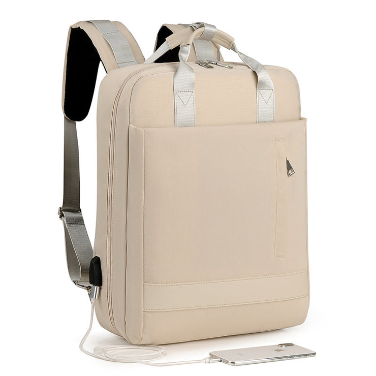 Large-capacity laptop backpack