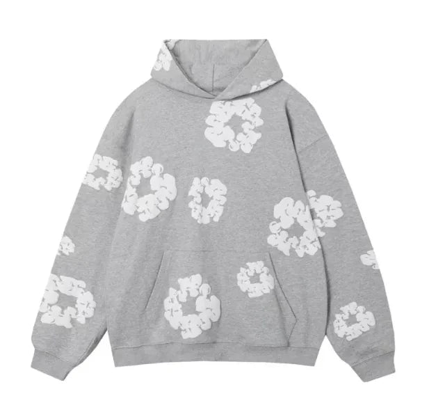 Cozy Fit Cotton Foam Loose Hoodie Sweater Jacket