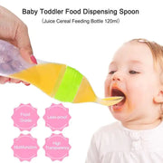 Silicone Feeding Bottle With Spoon