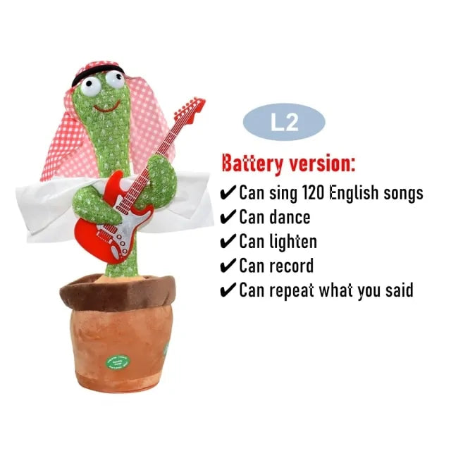 Dancing Cactus Electronic Plush Toys