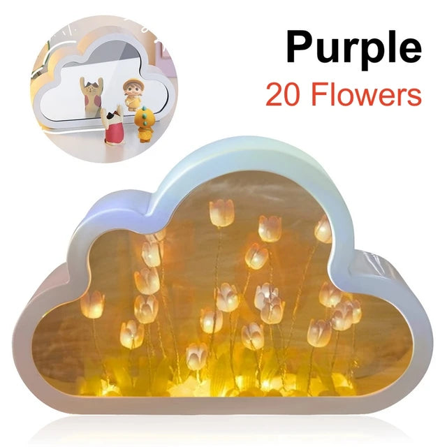 DIY Cloud Tulip LED Night Light