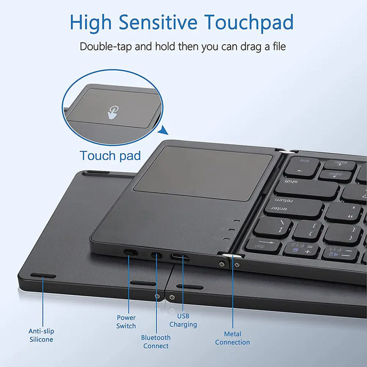 Portable Mini Folding Keyboard