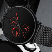 Fashion Business Watches For Men Top Brand Luxury Steel