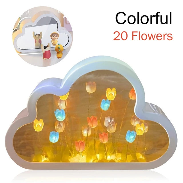 DIY Cloud Tulip LED Night Light