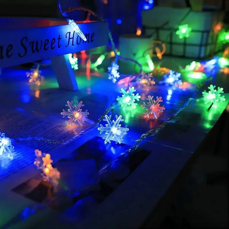 LED Snowflake Lights