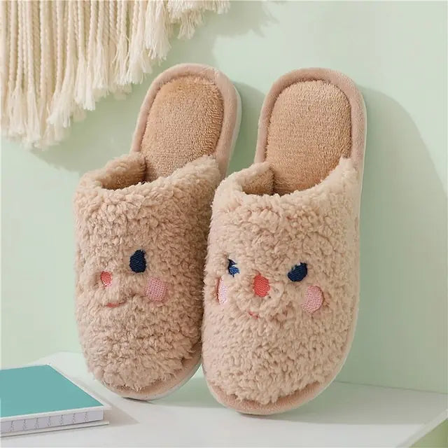 Cute Fluffy Winter Slippers