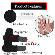 Adjustable Trigger Finger Splint Straightener Corrector Brace Support Protector