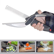 Multi-Function Clever Scissors Cutter 2 in 1 Cutting Board