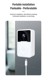 Wireless Security WiFi Smart Doorbell Intercom Video Camera Bell Chime Door Ring