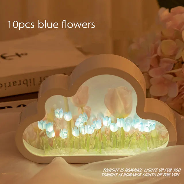 DIY Cloud Tulip LED Night Light