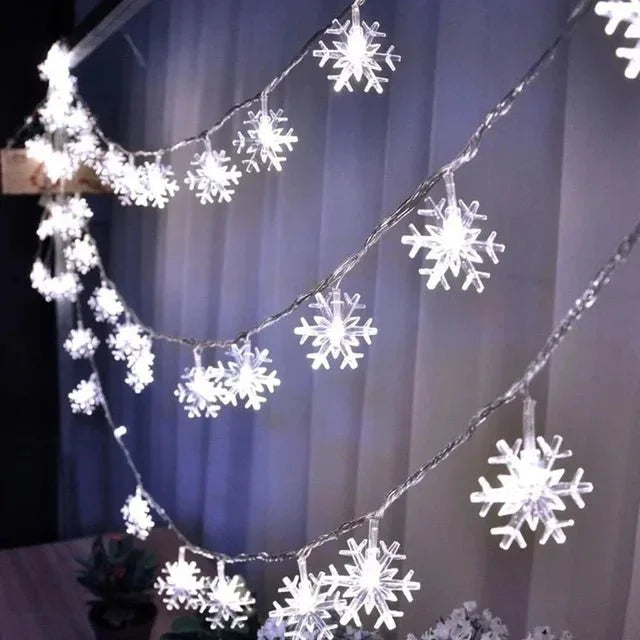 LED Snowflake Lights