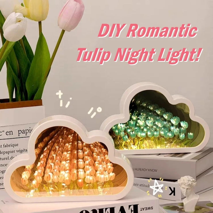 DIY Cloud Tulip LED Night Light