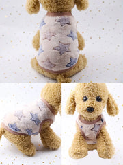 Winter Warm Fleece Dog Jumpsuit