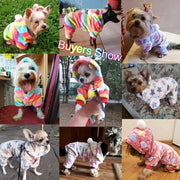 Winter Warm Fleece Dog Jumpsuit