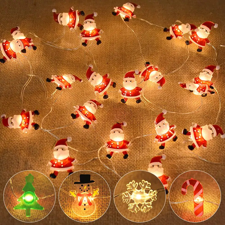 Snowflake LED Lamp String Christmas Decoration for Home