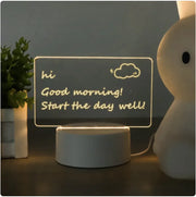 USB Desktop Night Light – Luminous Writing Board