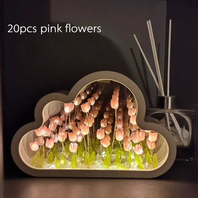 DIY Cloud Tulip LED Night Light