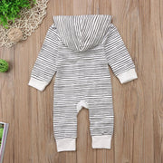 Striped Hooded For Babies