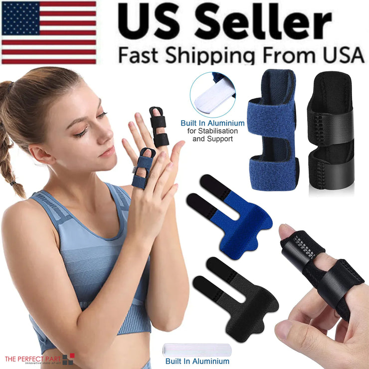 Adjustable Trigger Finger Splint Straightener Corrector Brace Support Protector